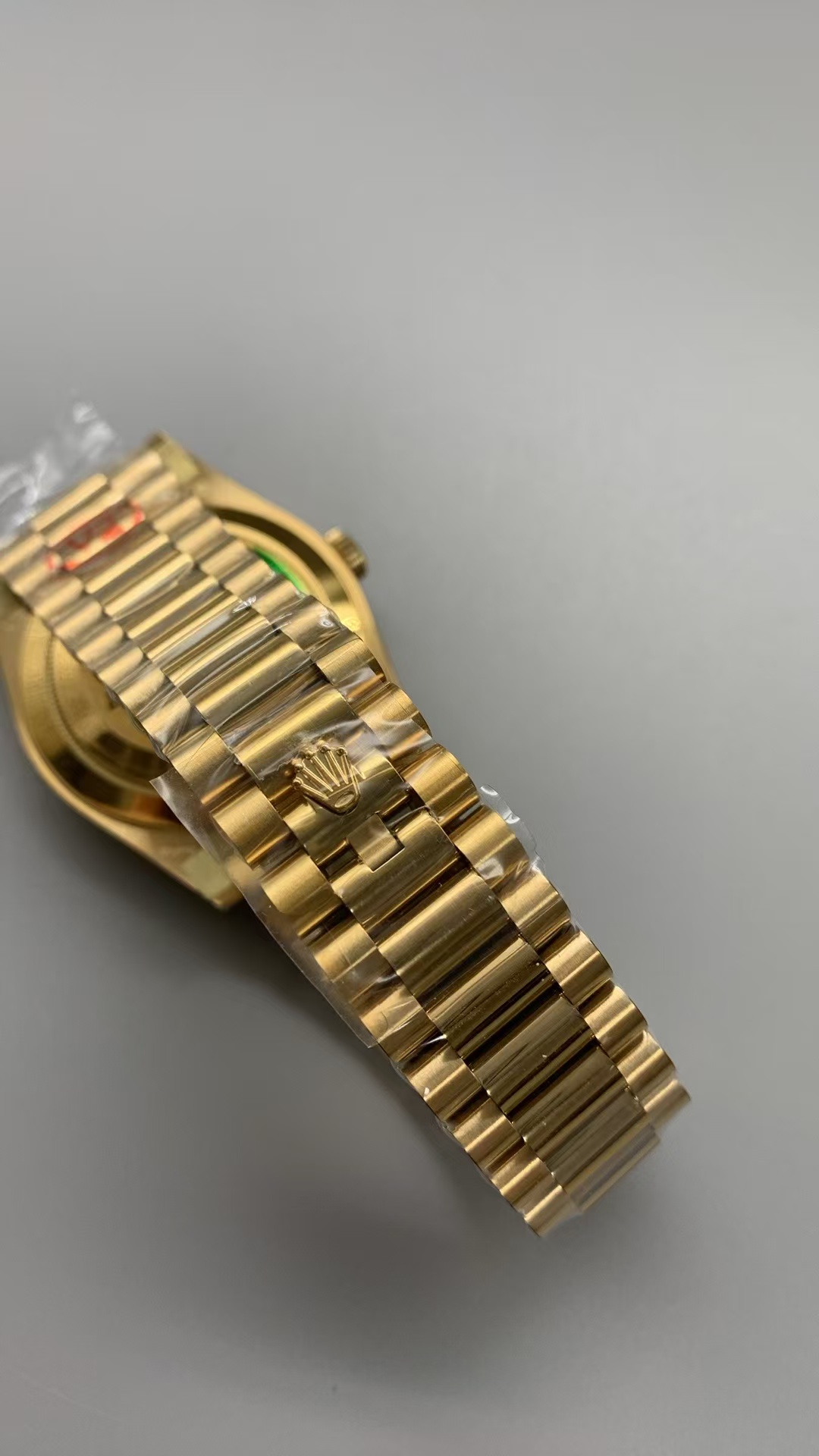 (image for) VSF Rolex Day-Date Gain Weight Yellow Gold Case Ombre Green Super Clone 3255 Movement