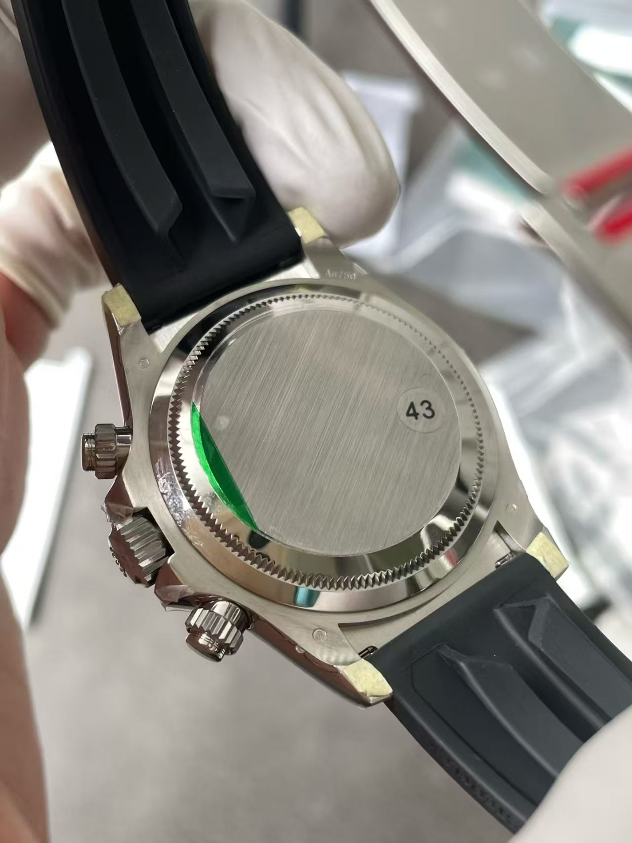 (image for) Rolex Grey Daytona from VS Modified with Meteorite Dial and High Transparent Crystal Super Clone 4131 Movement