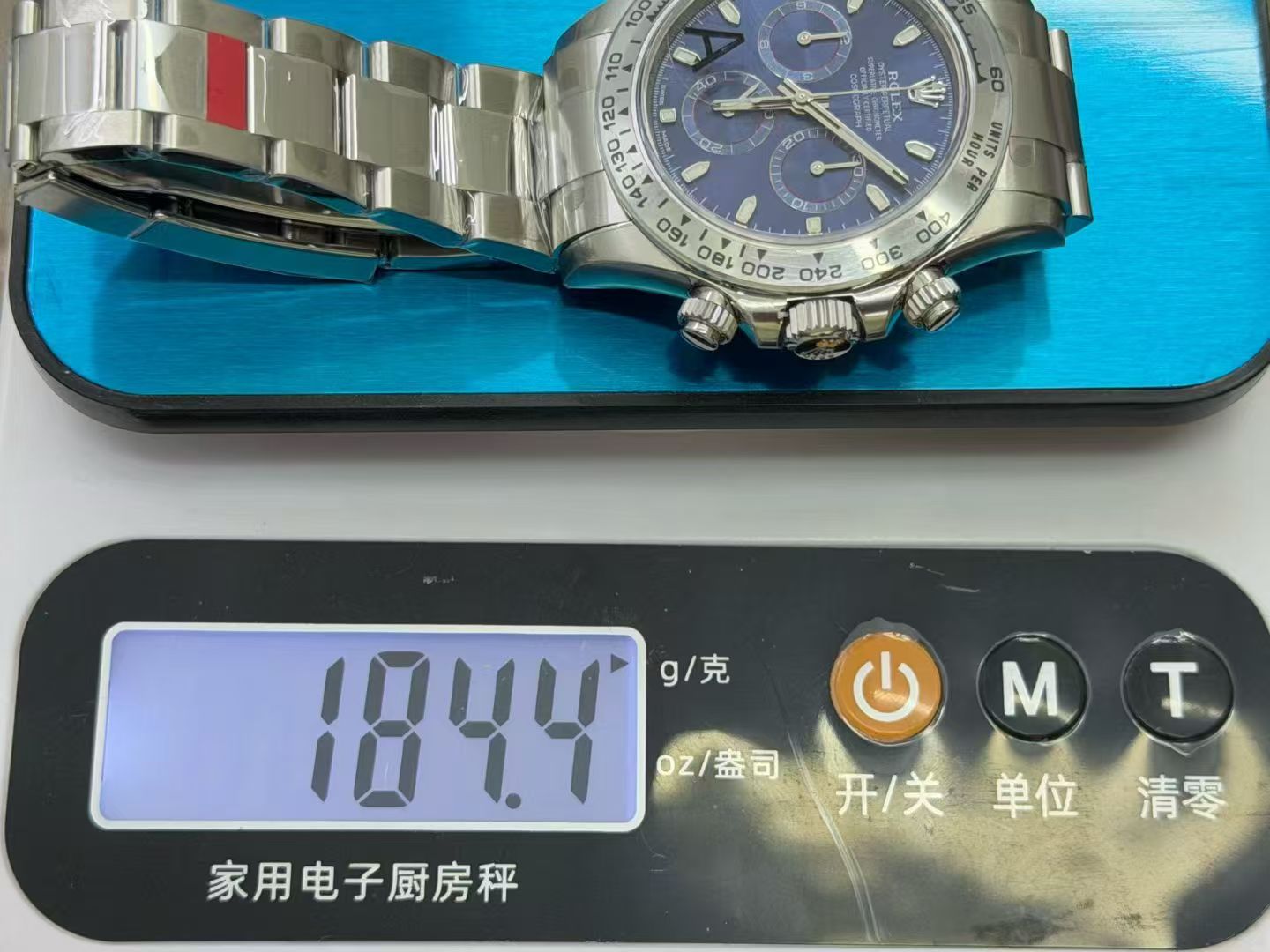 (image for) VSF Rolex Daytona 904L Stainless Steel Case Blue Dial Super Clone 4130 Movement