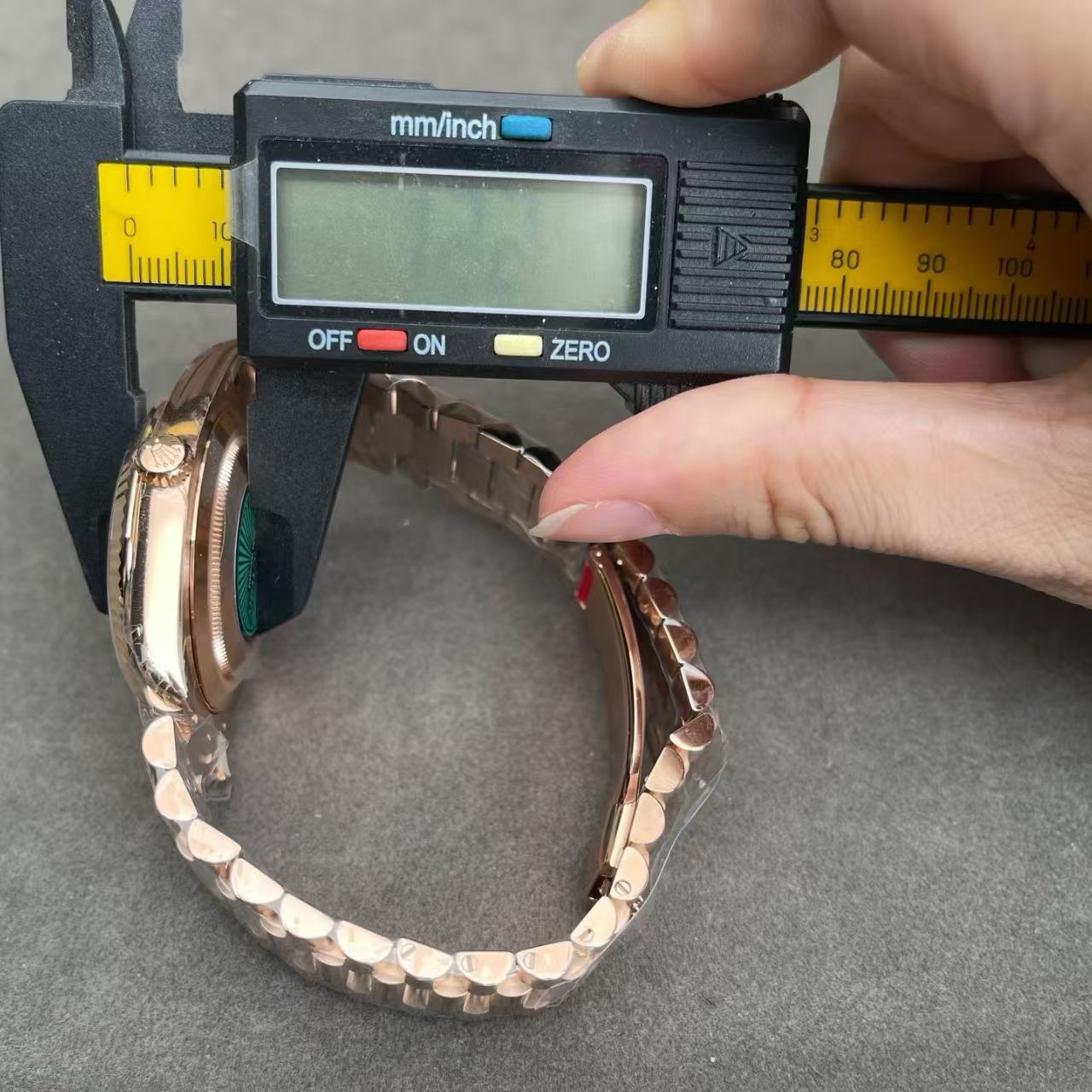 (image for) RCF Rolex Day-Date Gain Weight Rose Gold Case Champagne Dial Super Clone 3255 Movement