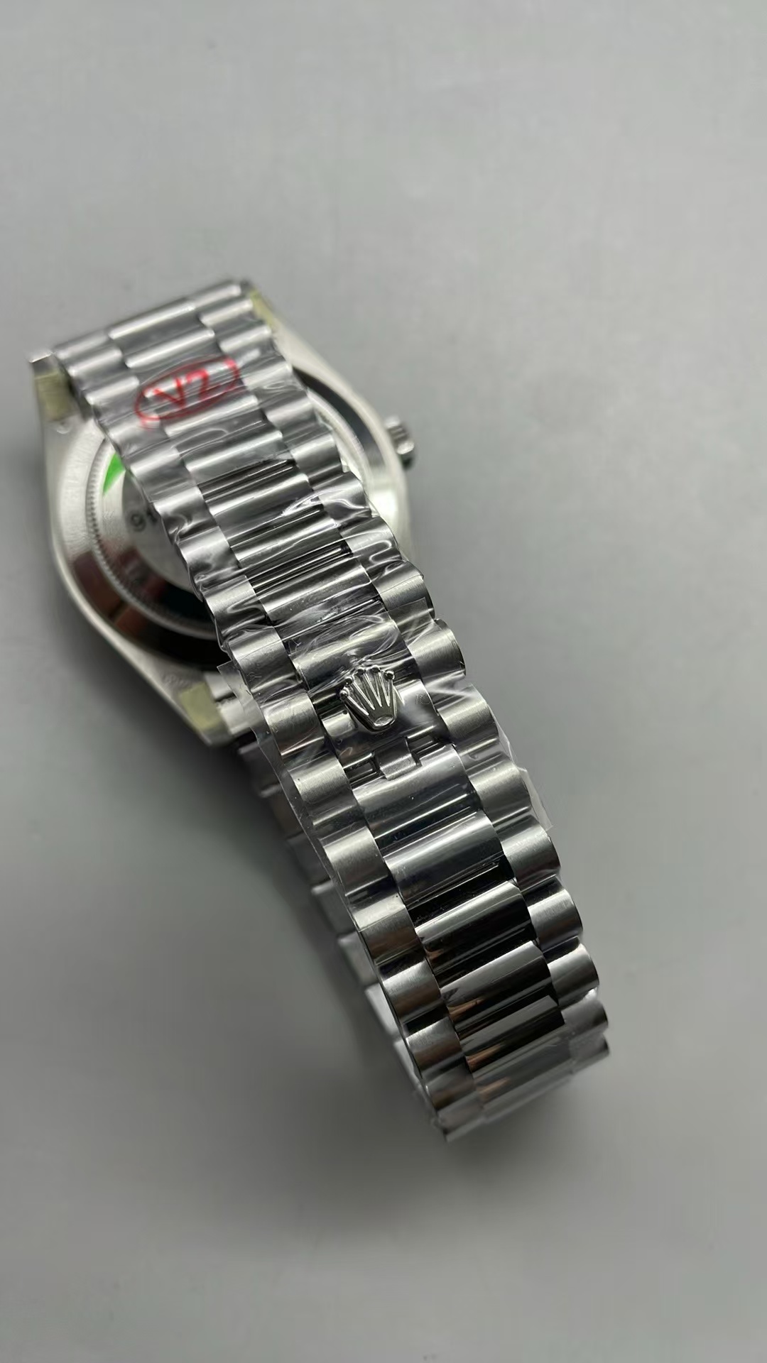 (image for) VSF Rolex Day-Date V2 Gain Weight Stainless Steel Case Black Dial Super Clone 3255 Movement