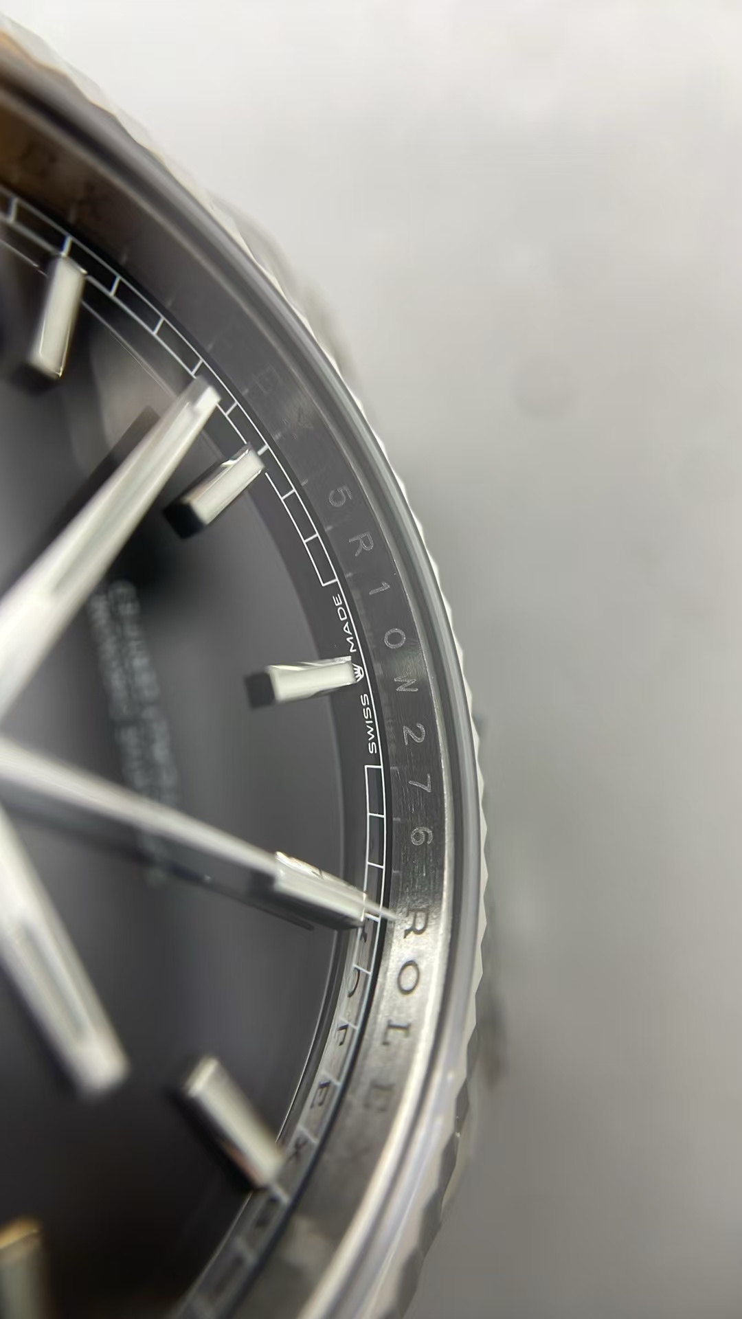 (image for) VSF Rolex Day-Date V2 Gain Weight Stainless Steel Case Black Dial Super Clone 3255 Movement