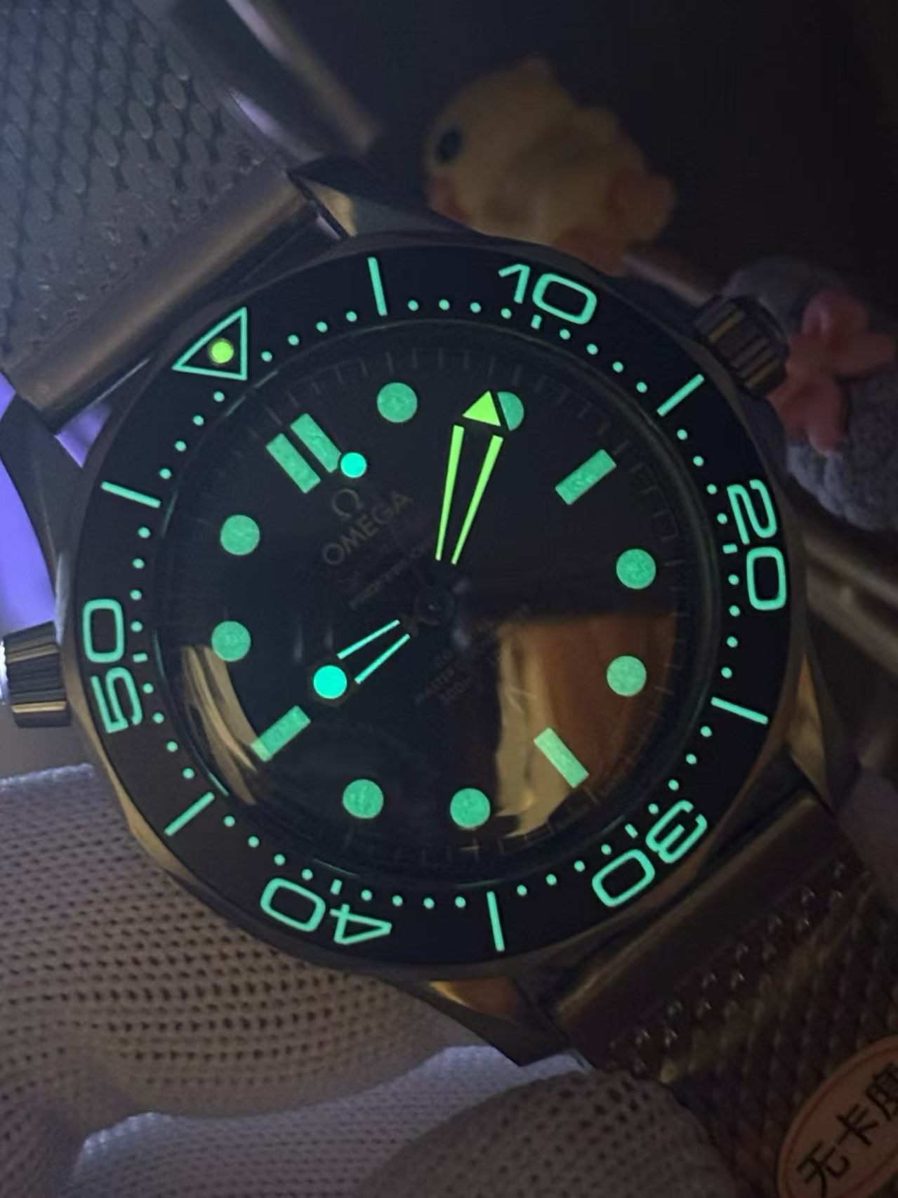 (image for) OR Factory Omega Seamaster 300m No Time to Die Titanium Free-Sprung 8806 Movement