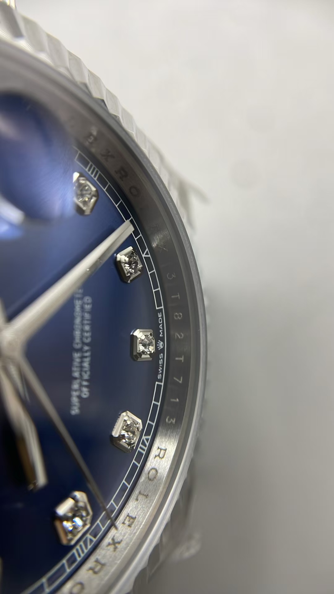 (image for) QF Rolex Datejust II 41mm Blue Diamond Dial Free-Sprung 3235 Movement