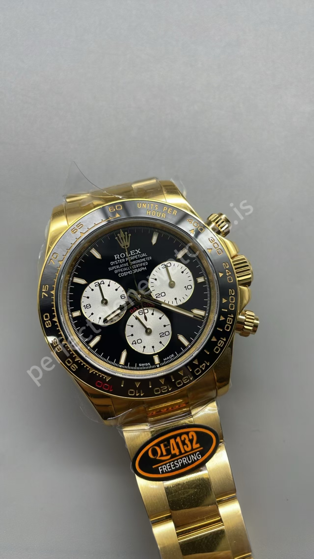 (image for) QF Rolex 24-Hours Le Mans Daytona 126528 Weighted Yellow Gold Free-Sprung JH4132 Movement