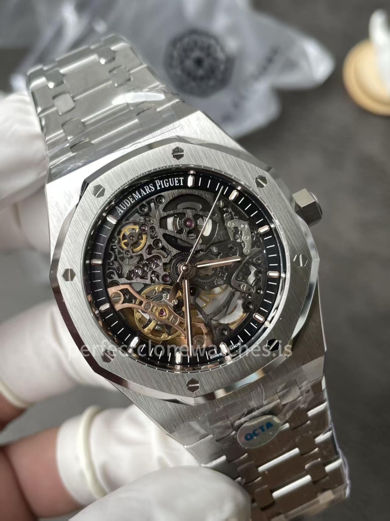 (image for) OCTA Factory Audemars Piguet Royal Oak 15407 Openworked Free Sprung 3132 Movement
