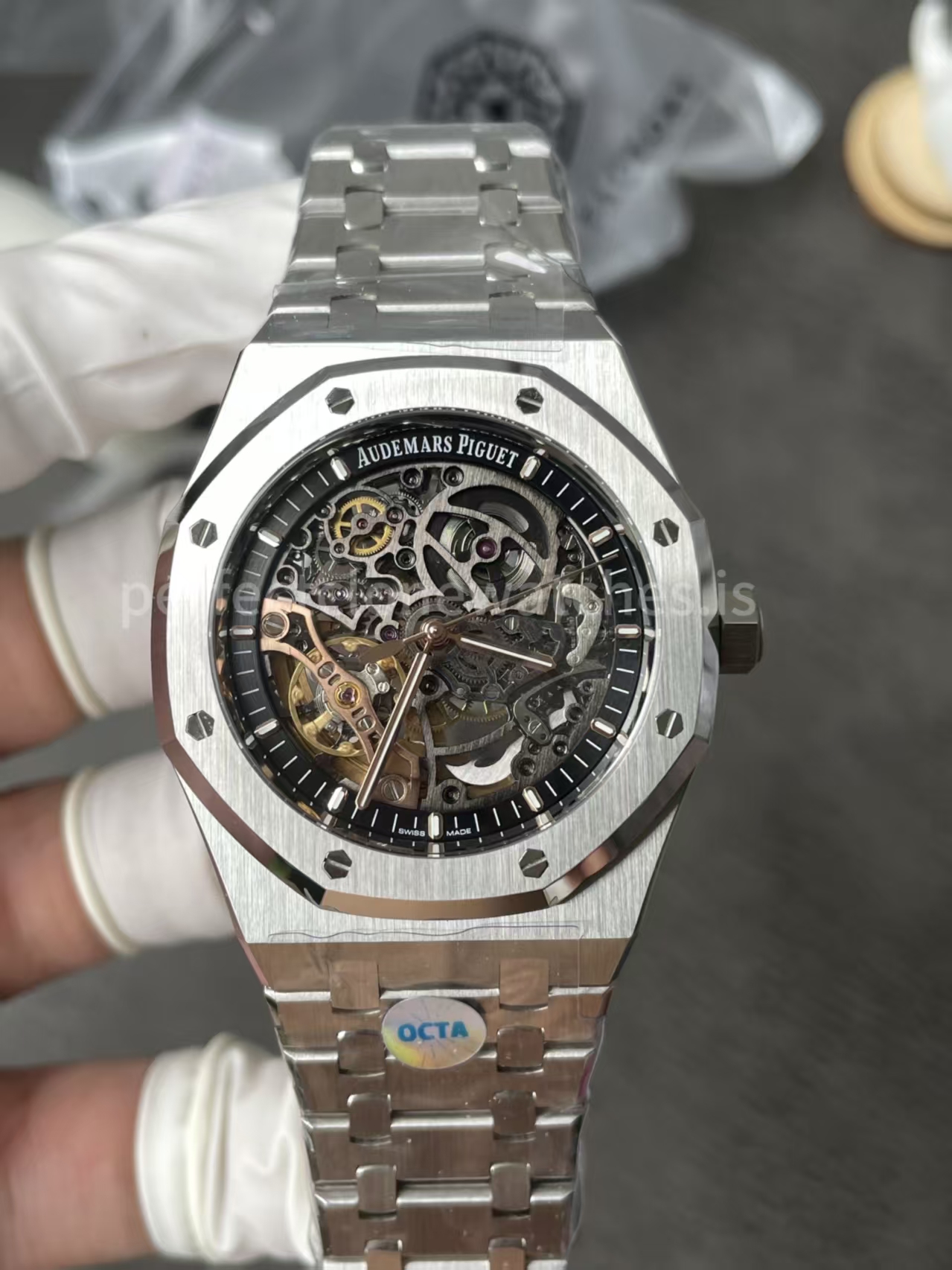 (image for) OCTA Factory Audemars Piguet Royal Oak 15407 Openworked Free Sprung 3132 Movement