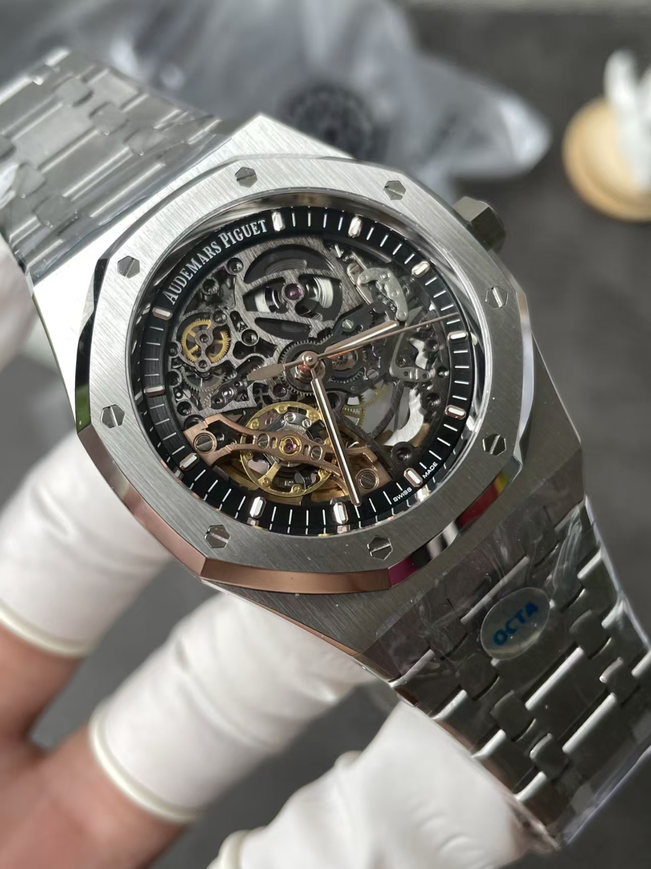 (image for) OCTA Factory Audemars Piguet Royal Oak 15407 Openworked Free Sprung 3132 Movement