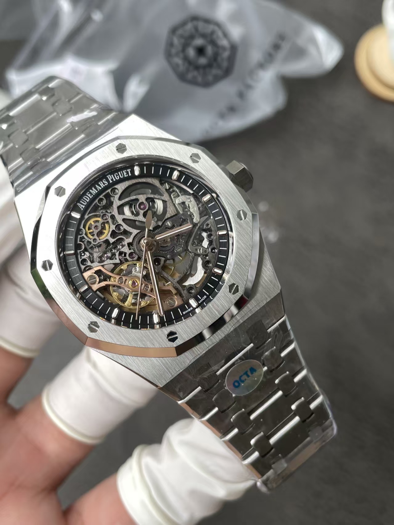 (image for) OCTA Factory Audemars Piguet Royal Oak 15407 Openworked Free Sprung 3132 Movement