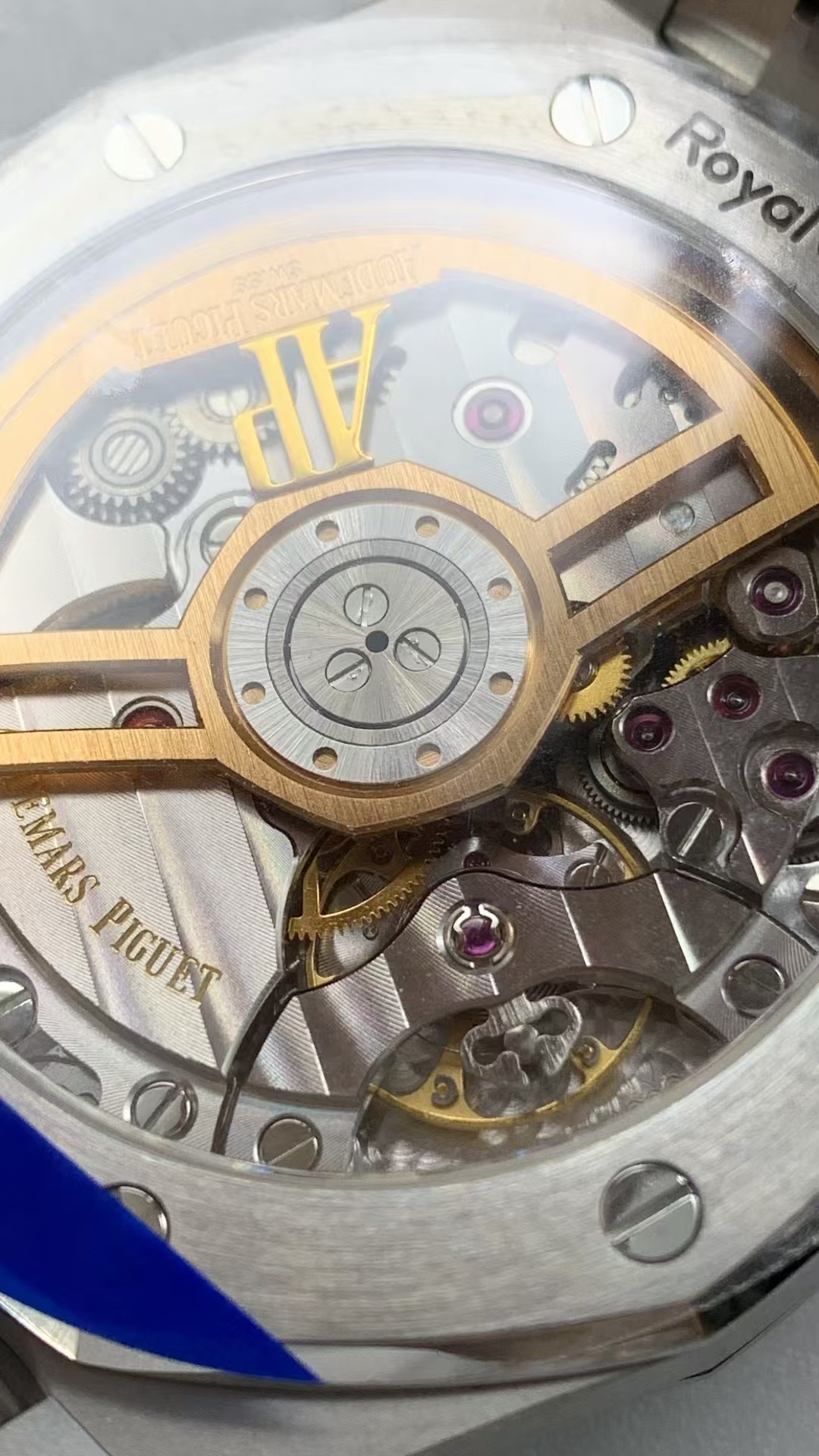 (image for) ZF Audemars Piguet Royal Oak 15500 Free-Sprung Clone 4302 Movement Blue Dial