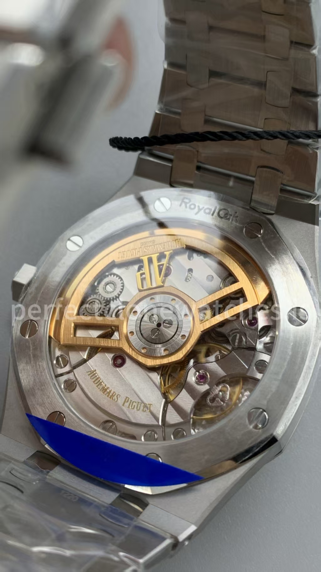 (image for) ZF Audemars Piguet Royal Oak 15500 Free-Sprung Clone 4302 Movement Blue Dial