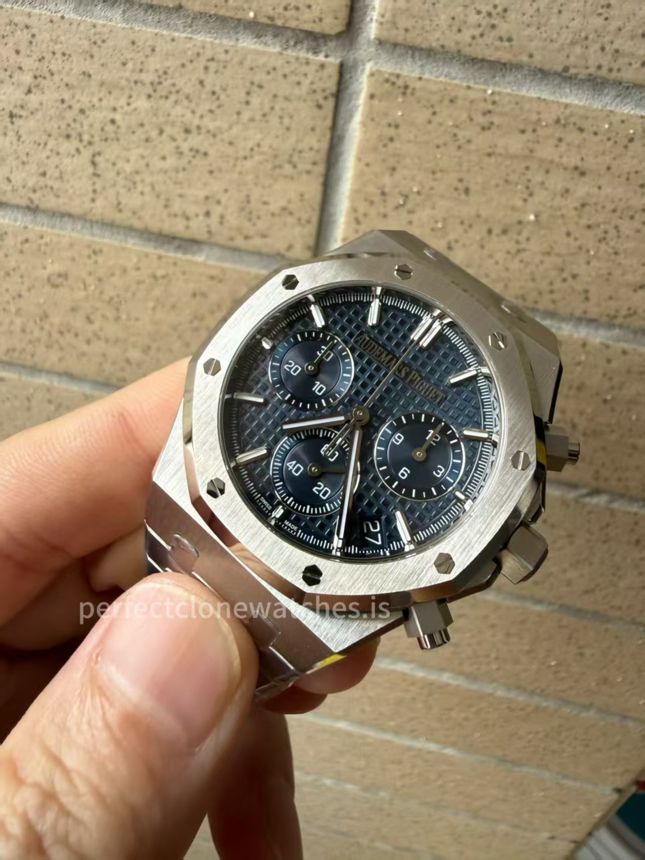 (image for) ZF Audemars Piguet Royal Oak Chrono 26240 Blue Dial Super Clone 4401 Movement with Free Sprung Balance