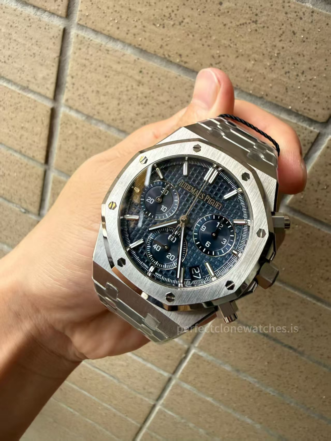 (image for) ZF Audemars Piguet Royal Oak Chrono 26240 Blue Dial Super Clone 4401 Movement with Free Sprung Balance