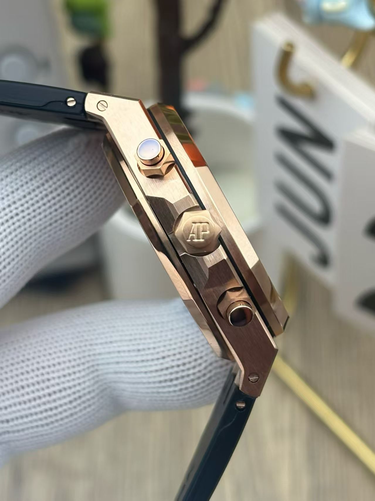 (image for) BLS Factory Replica Audemars Piguet Royal Oak Chrono 26240 Rose Gold 4401 Free-Sprung Movement