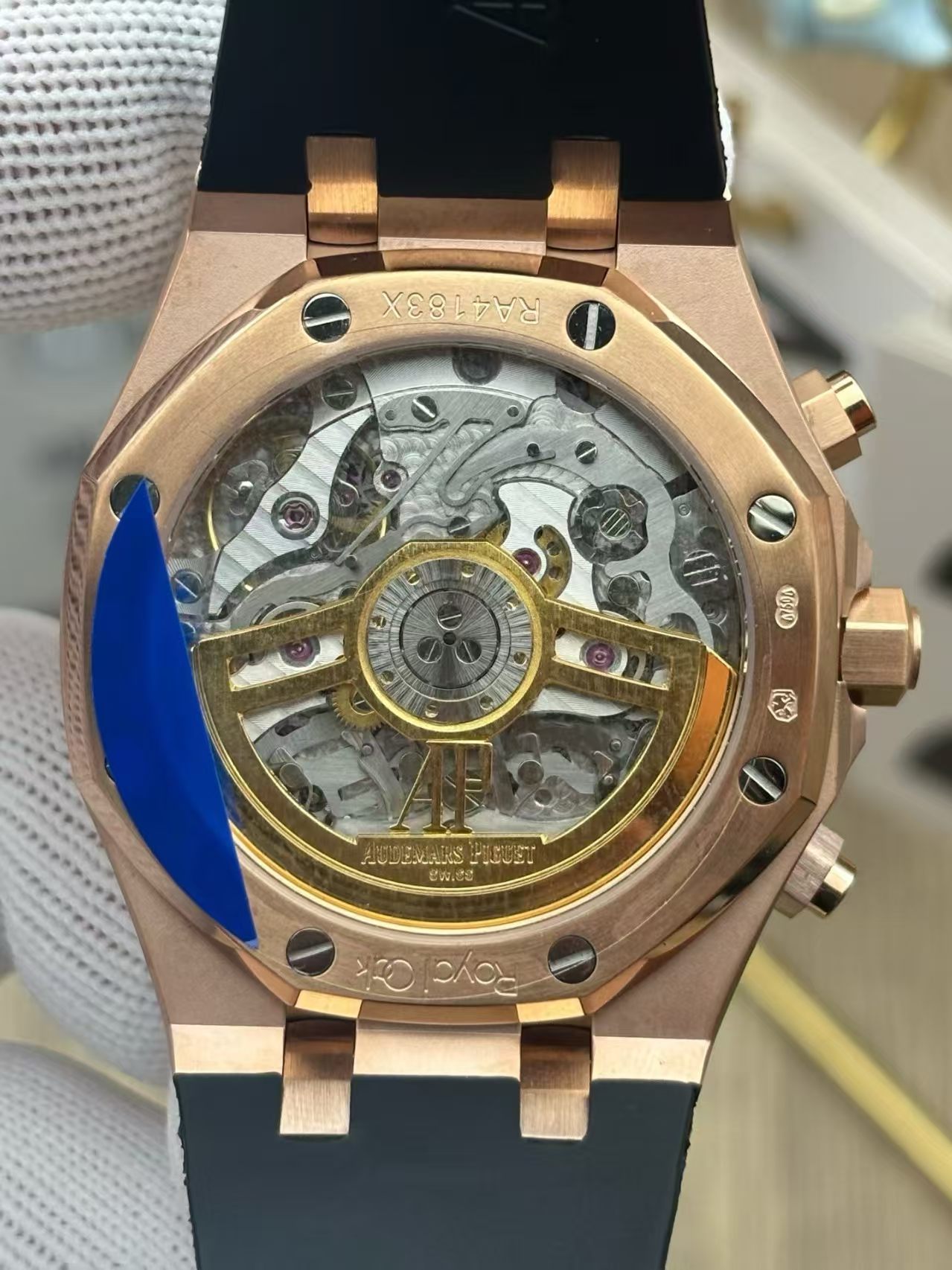 (image for) BLS Factory Replica Audemars Piguet Royal Oak Chrono 26240 Rose Gold 4401 Free-Sprung Movement