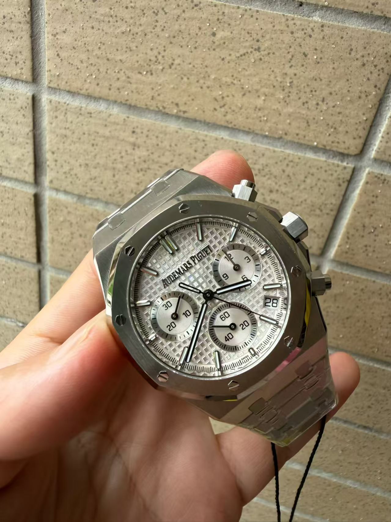 (image for) ZF Audemars Piguet Royal Oak Chrono 26240 White Dial Super Clone 4410 with Free-Sprung Balance