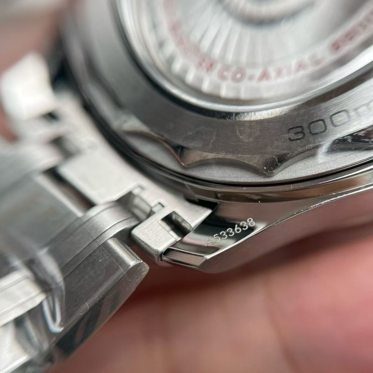 (image for) OR Factory Omega Seamaster 300m Black Wave Dial Super Clone 8800 Movement with Free-Sprung Balance
