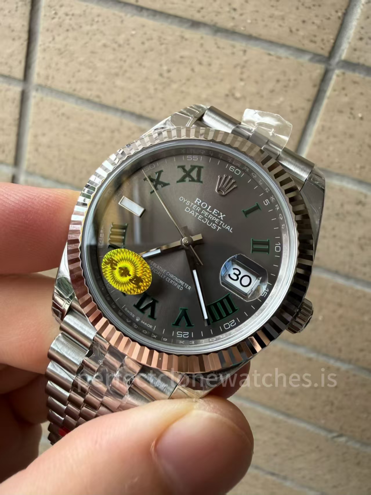 (image for) Rolex Datejust II 126334 Wimbledon Free Sprung Clone 3235 Movement Jubilee Bracelet