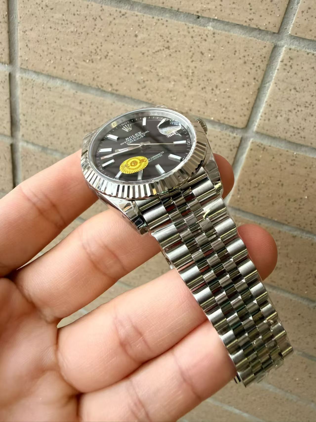 (image for) VS Factory Rolex Datejust II Black Dial Free-Sprung 3235 Movement Jubilee Bracelet