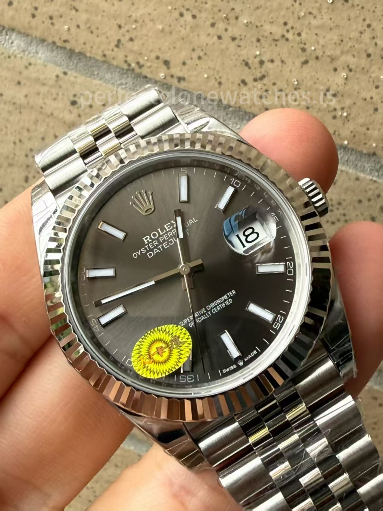 (image for) VS Factory Rolex Datejust II Grey Dial Free-Sprung 3235 Movement Jubilee Bracelet