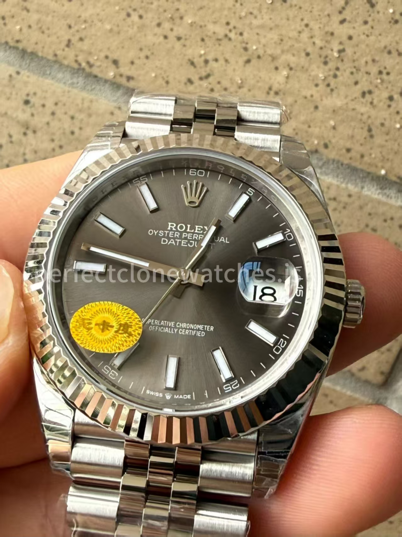 (image for) VS Factory Rolex Datejust II Grey Dial Free-Sprung 3235 Movement Jubilee Bracelet