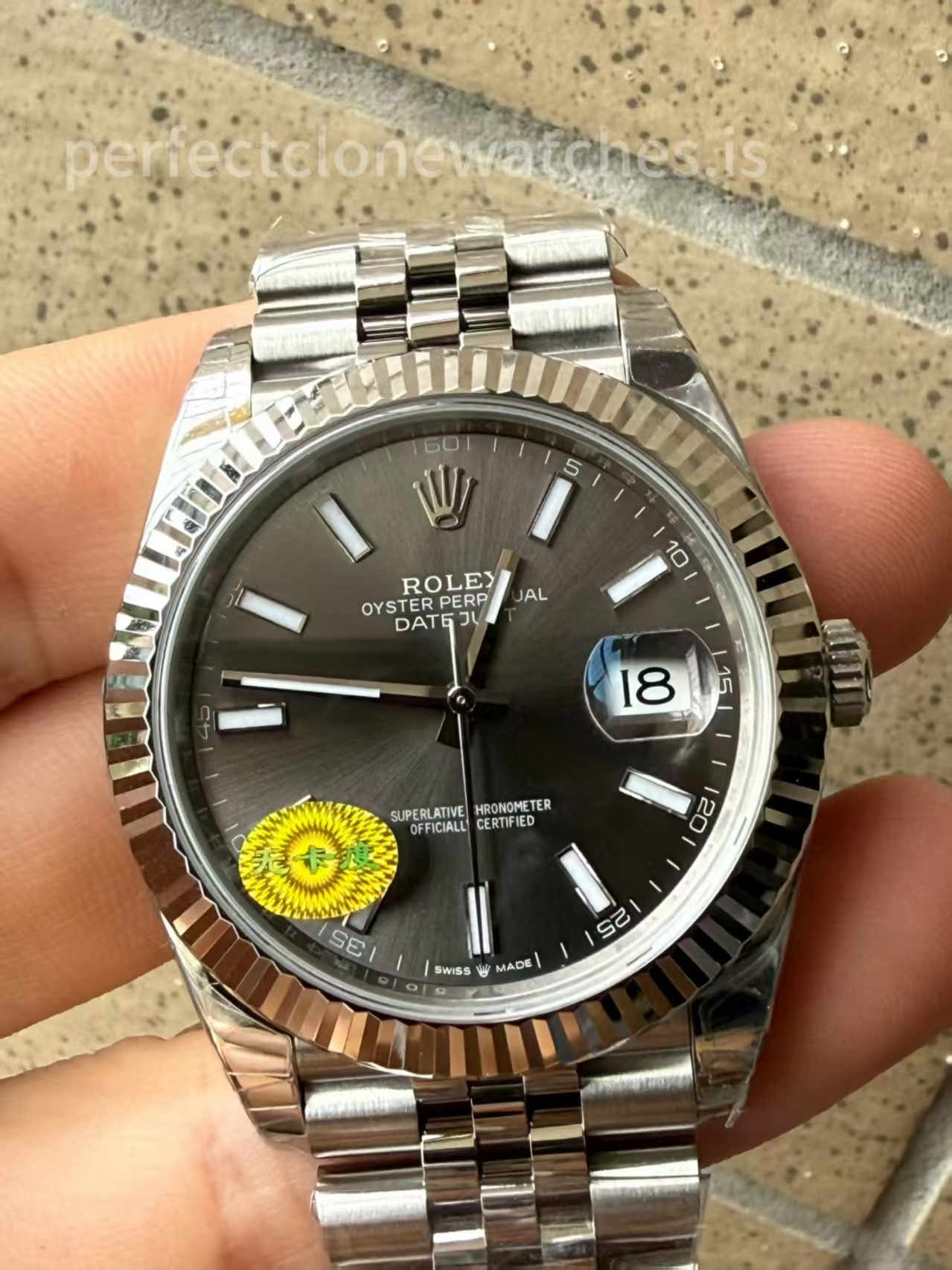 (image for) VS Factory Rolex Datejust II Grey Dial Free-Sprung 3235 Movement Jubilee Bracelet
