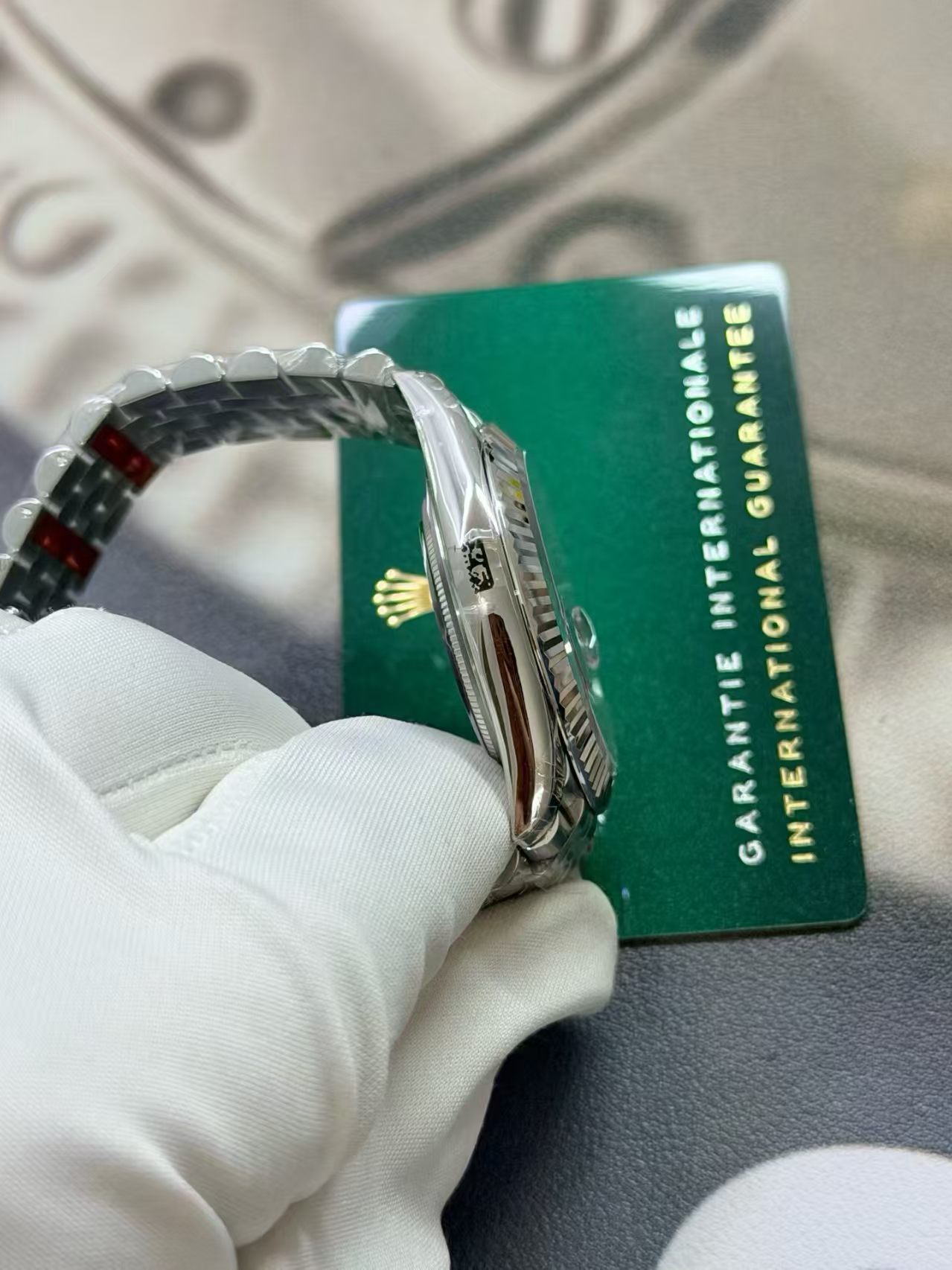 (image for) VS Factory Rolex Datejust II 41mm Grey Dial Diamond Markers Free-Sprung 3235 Movement