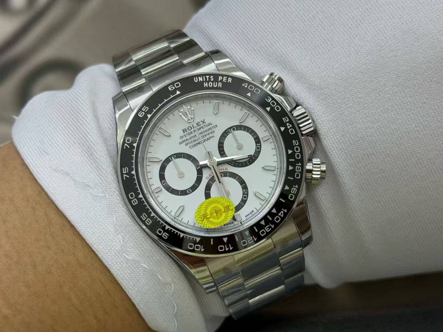 (image for) VS Factory Rolex Daytona 126500 Panda White with 4131 Free-Sprung Balance