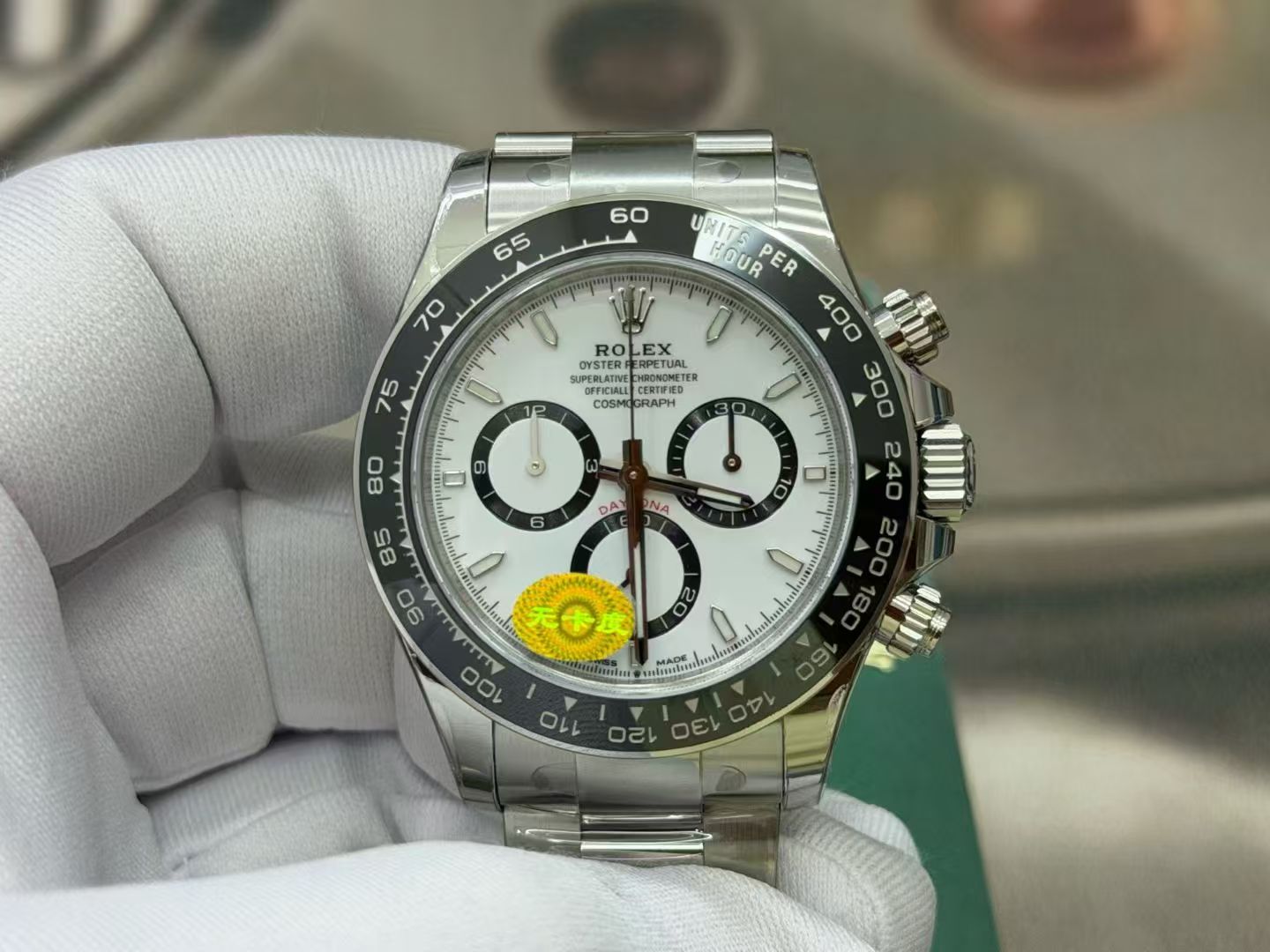 VS Factory Rolex Daytona 126500 Panda White with 4131 Free-Sprung Balance (image for) VS Factory Rolex Daytona 126500 Panda White with 4131 Free-Sprung Balance