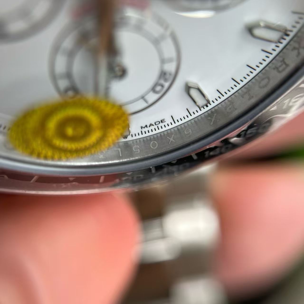 (image for) Rolex Daytona 126502 White Enamel Dial Super Clone 4131 with Free-Sprung Balance