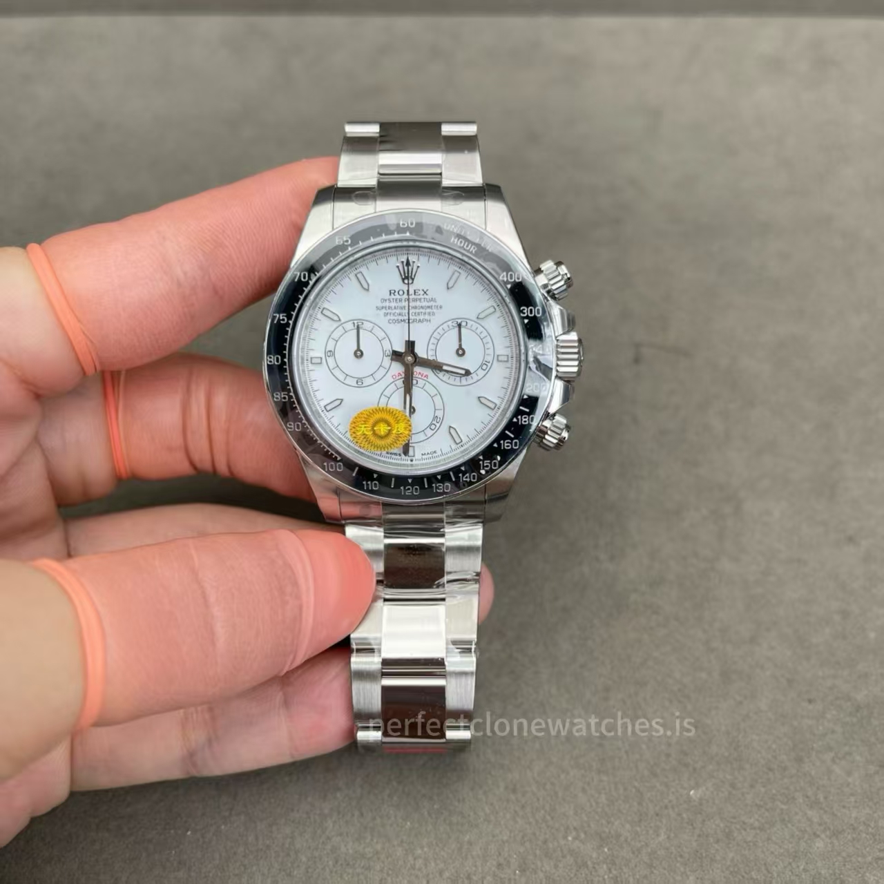 Rolex Daytona 126502 White Enamel Dial Super Clone 4131 with Free-Sprung Balance (image for) Rolex Daytona 126502 White Enamel Dial Super Clone 4131 with Free-Sprung Balance