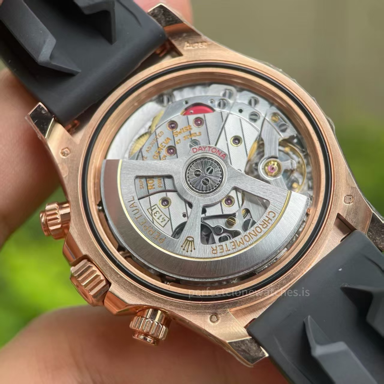 (image for) ERF Rolex Daytona 126515 Rose Gold Case Chocolate Dial Free-Sprung JH4131 Movement