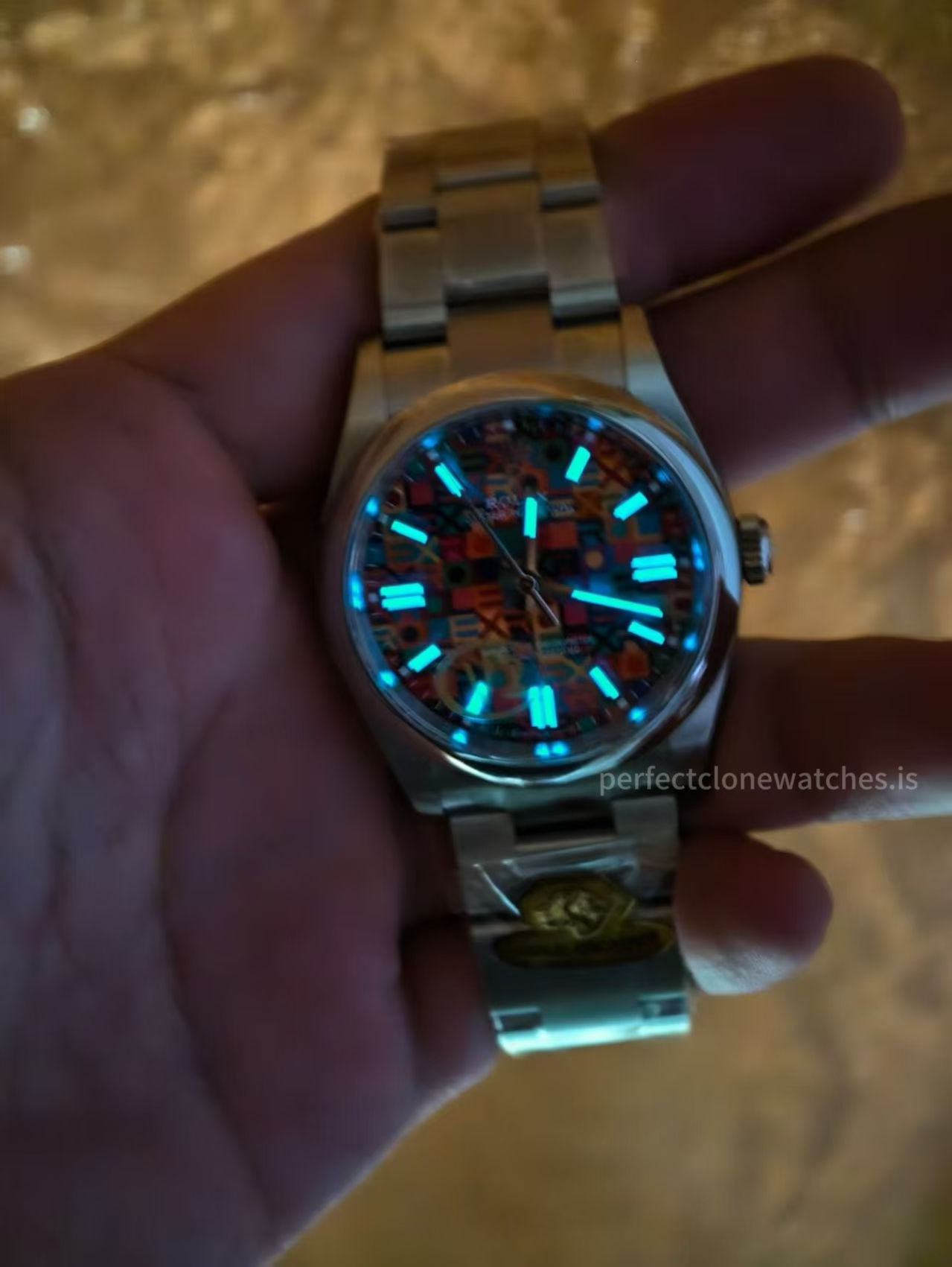 (image for) Gold Factory Rolex Oyster Perpetual 126000 Jubilee Dial with Free-Sprung 3230 Movement