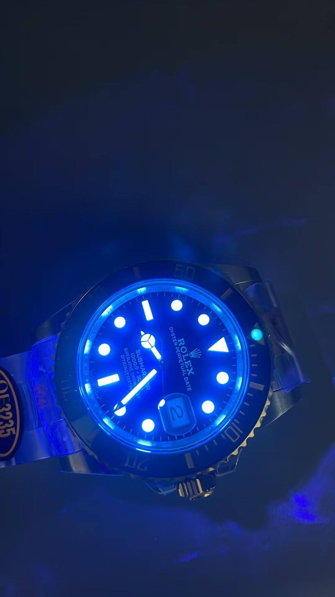 (image for) QF Rolex Submariner 126613LB Two Tone Blue Dial Free-Sprung JH3235 Movement