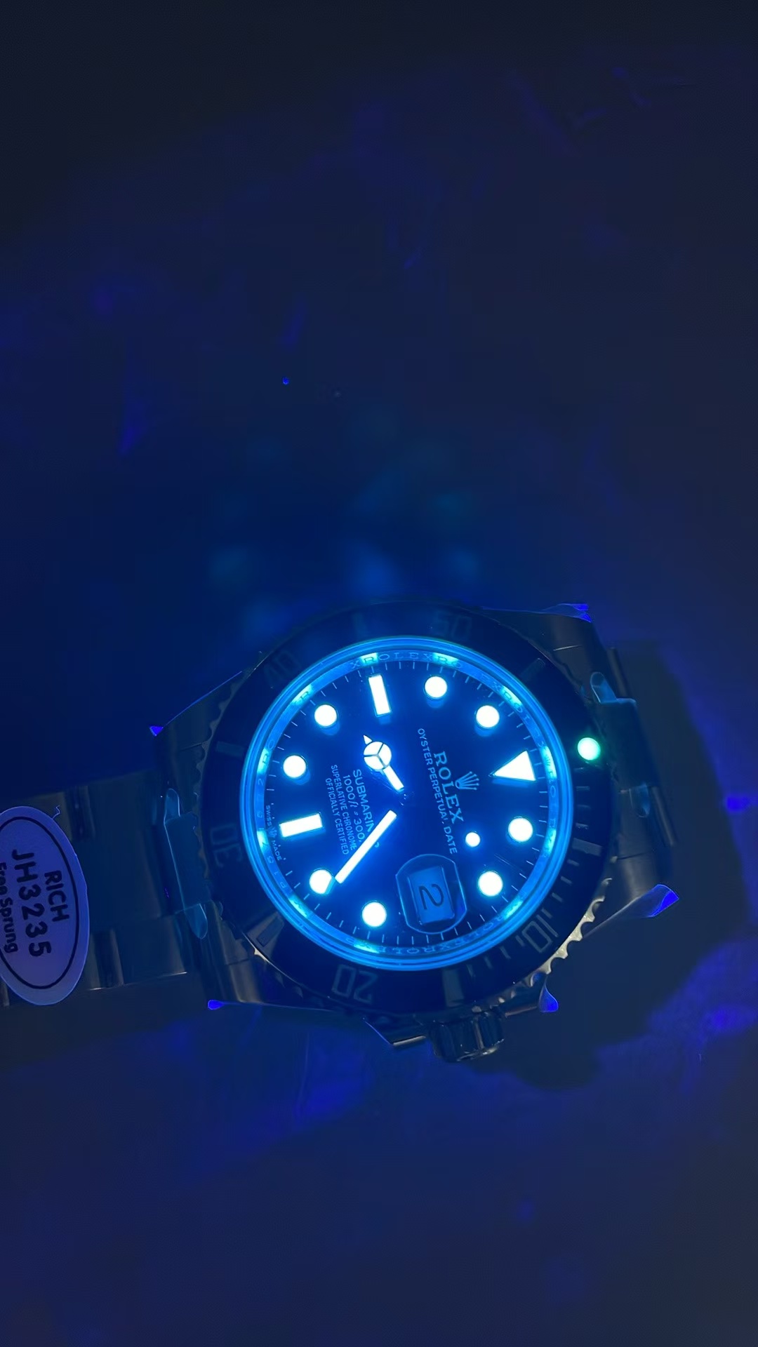 (image for) Rich Factory Rolex Submariner 126610LN 41mm Free-Sprung Clone 3235 Movement Ceramic Bezel