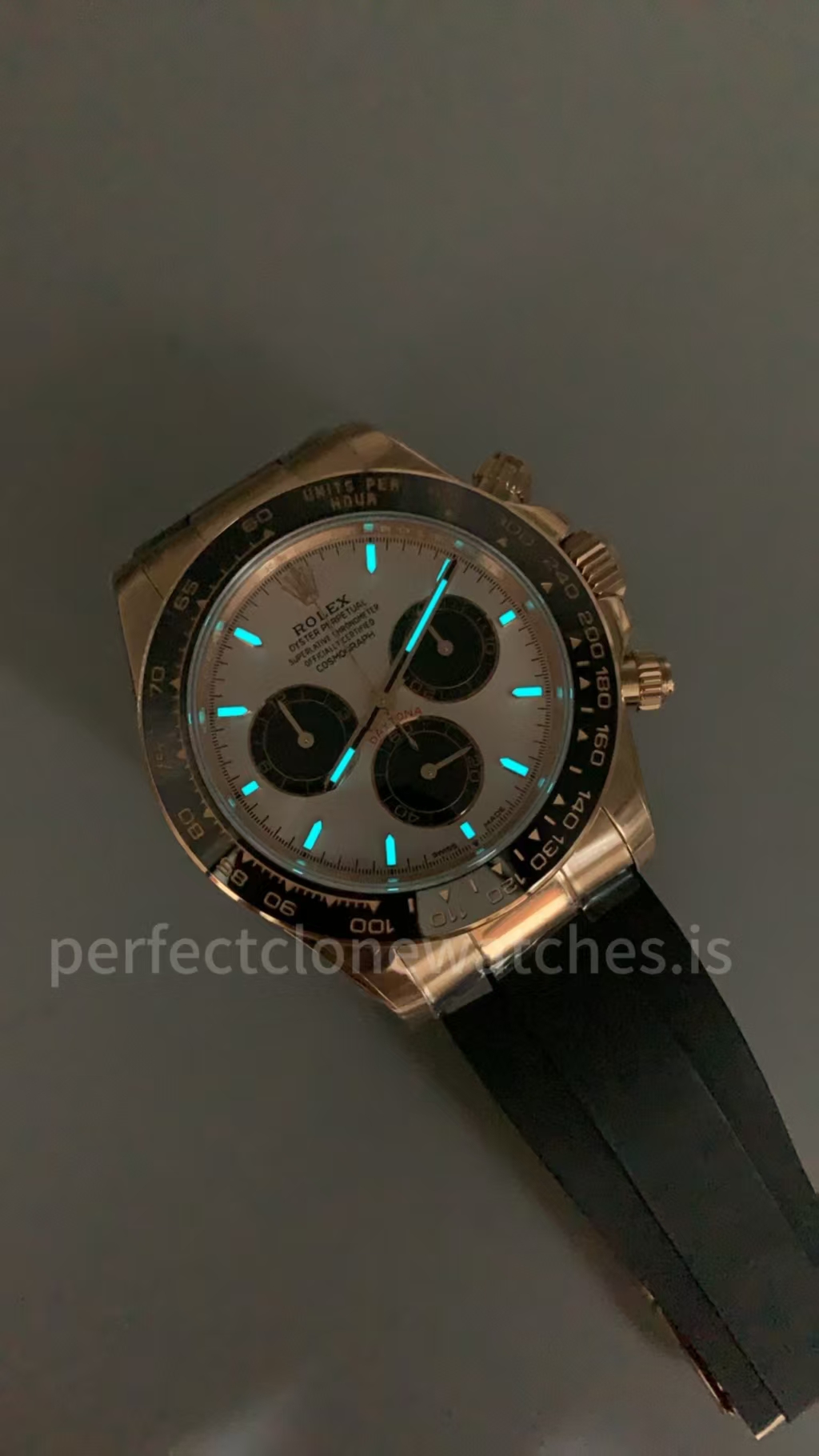 (image for) UFO Factory Weighted Rolex Daytona 126518 Yellow Gold Free-Sprung 4131 Movement