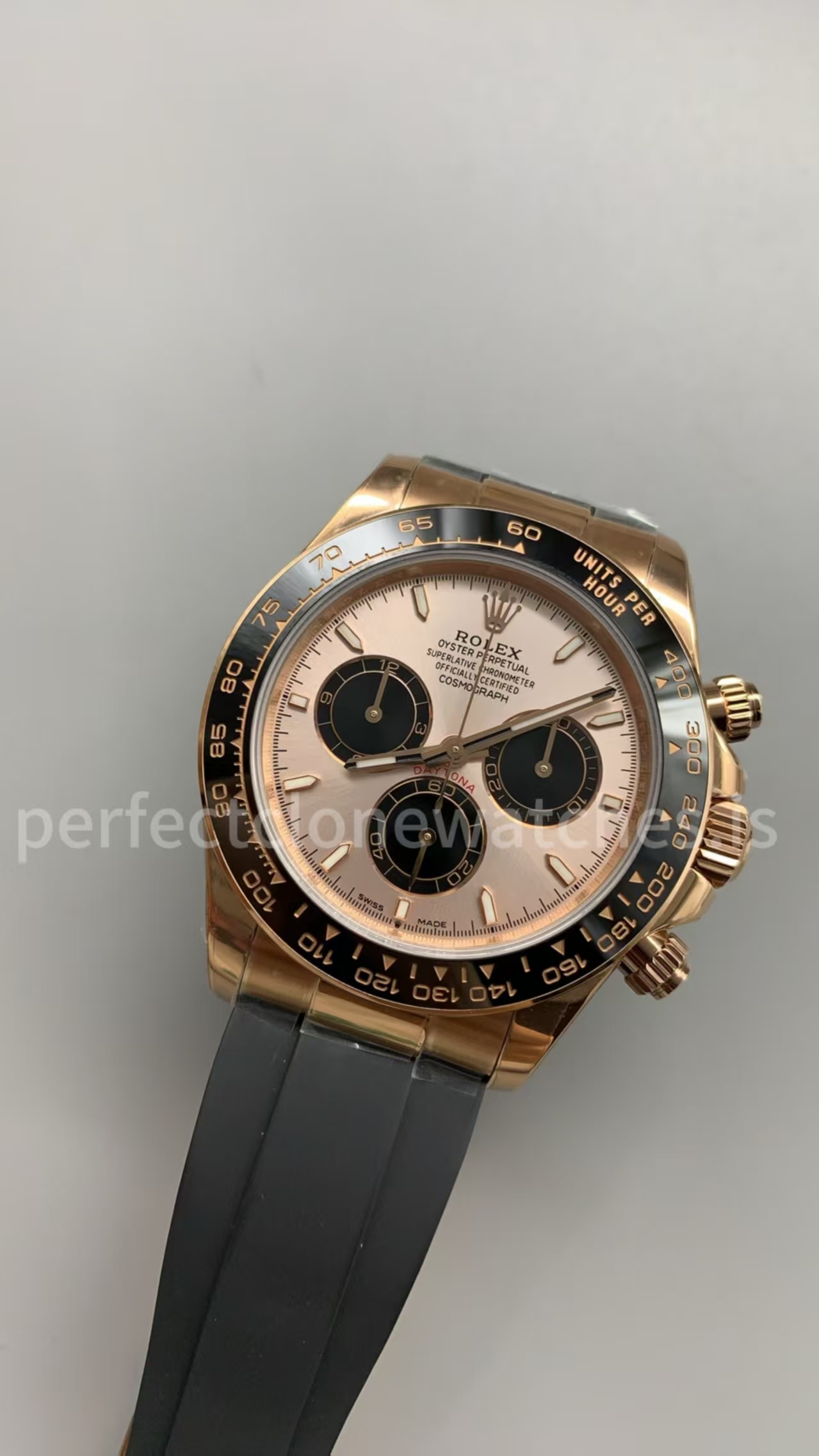 (image for) UFO Factory Weighted Rolex Daytona 126518 Yellow Gold Free-Sprung 4131 Movement