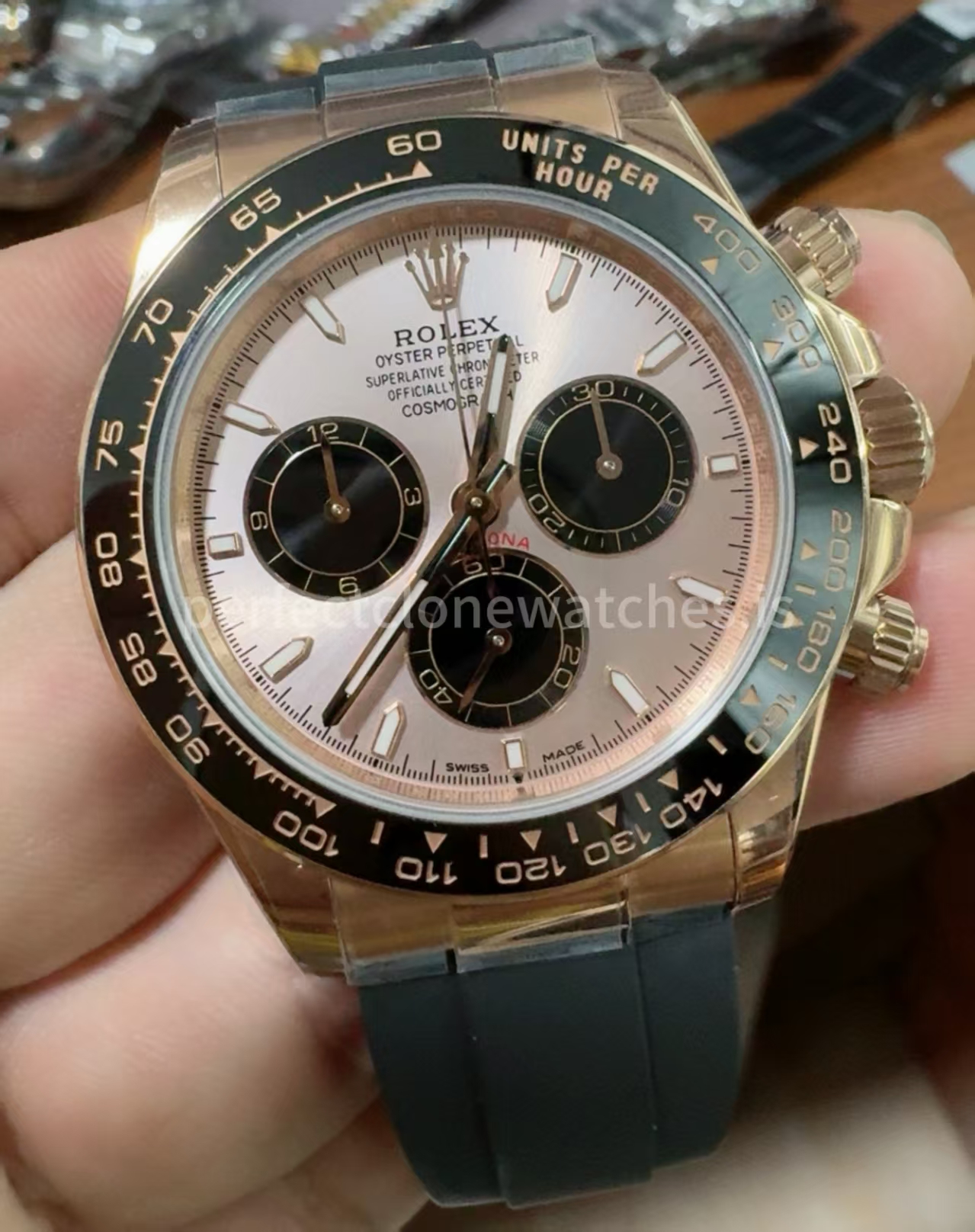 (image for) UFO Factory Weighted Rolex Daytona 126518 Yellow Gold Free-Sprung 4131 Movement