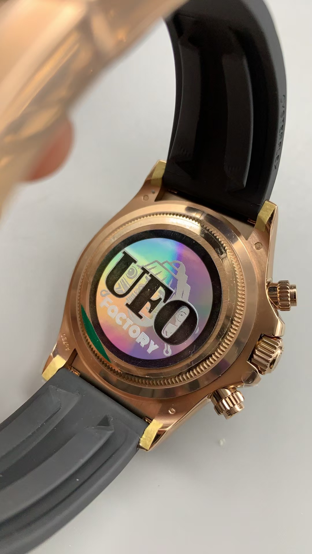 (image for) UFO Factory Weighted Rolex Daytona 126518 Yellow Gold Free-Sprung 4131 Movement