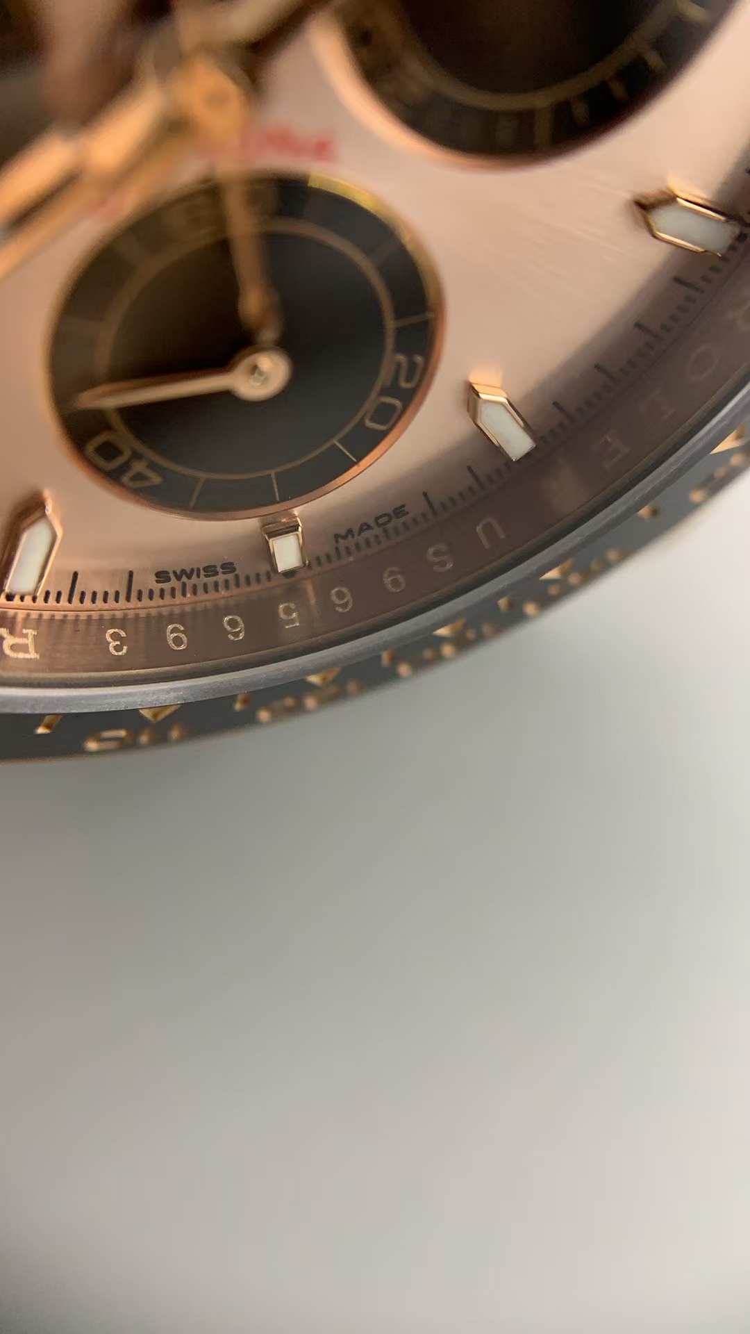 (image for) UFO Factory Weighted Rolex Daytona 126518 Yellow Gold Free-Sprung 4131 Movement