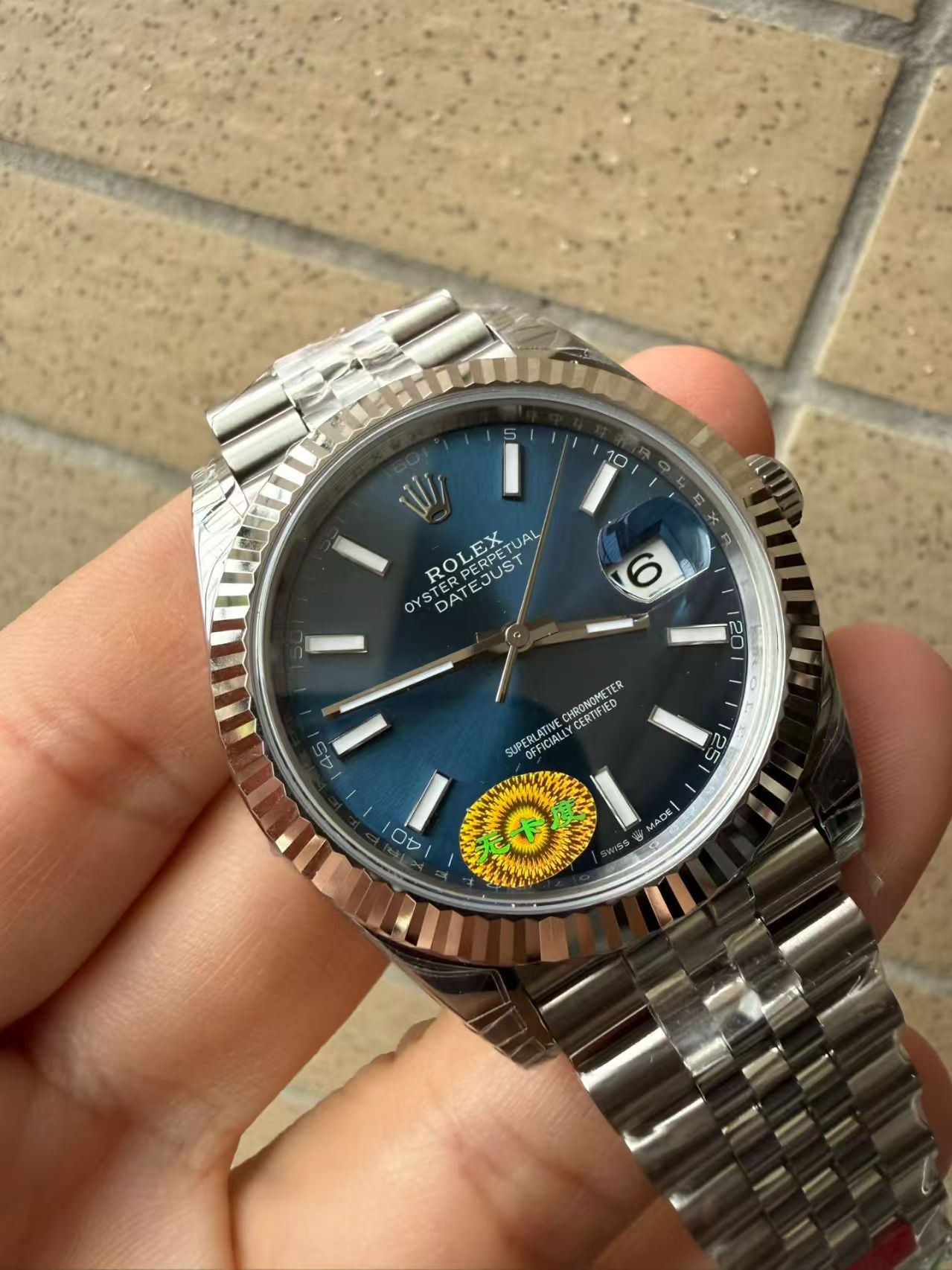 (image for) VS Factory Rolex Datejust II Blue Dial Free Sprung 3235 Movement Jubilee Bracelet