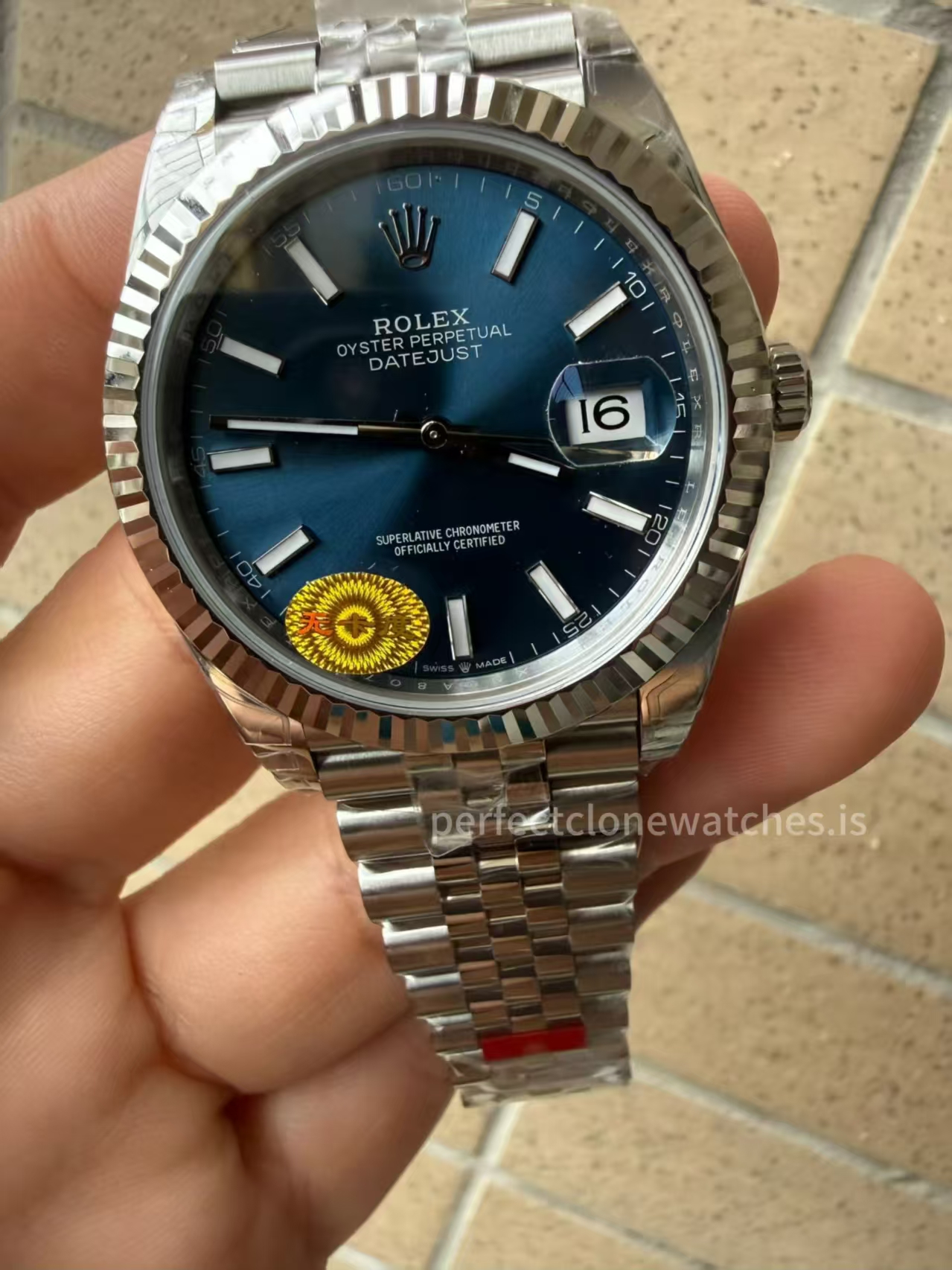 (image for) VS Factory Rolex Datejust II Blue Dial Free Sprung 3235 Movement Jubilee Bracelet
