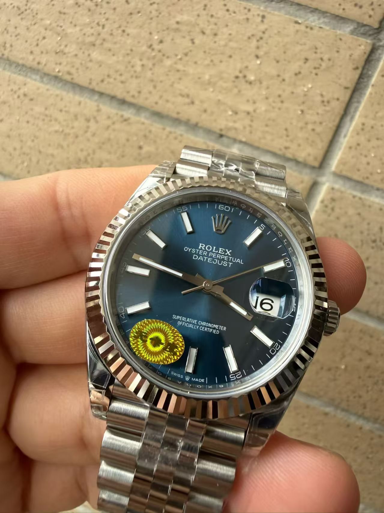(image for) VS Factory Rolex Datejust II Blue Dial Free Sprung 3235 Movement Jubilee Bracelet